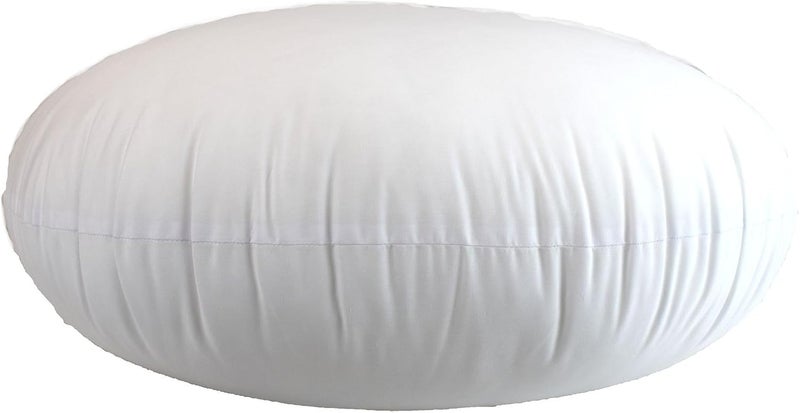 MoonRest Round Pillow Insert Hypoallergenic Polyester Form Stuffer-%100 Cotton Blend Covering for Sofa Sham, Decorative Pillow, Cushion and Bed - 32 Inch Diameter - Image 1